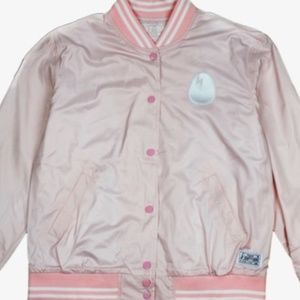 COPY - Women’s DIRTYBIRD varsity jacket in pink